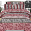 3 Pcs Premium Printed Bed Sheet MHS-849