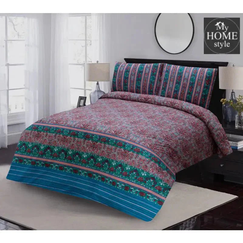 3 Pcs Premium Printed Bed Sheet MHS-853