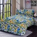 3 PCS PRINTED KING SIZE BED SHEET 806