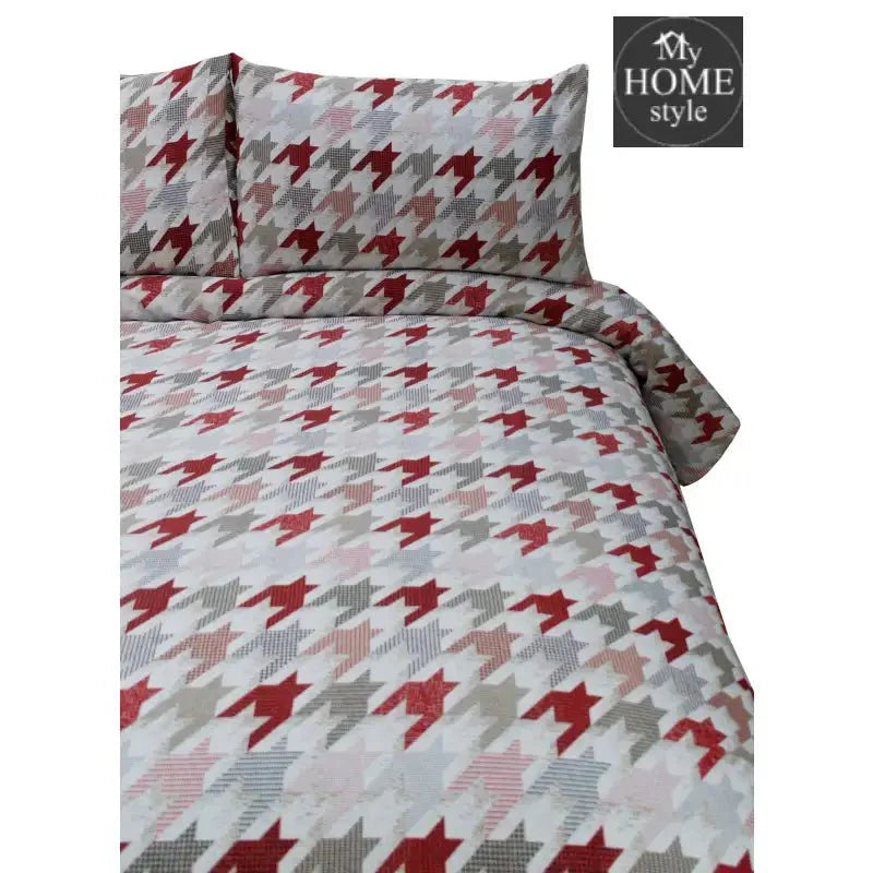 3 PCS PRINTED KING SIZE BED SHEET 810