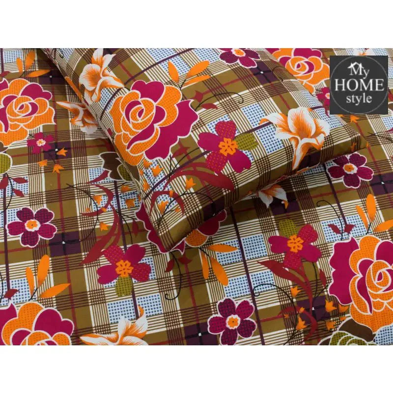 3 PCS PRINTED KING SIZE BED SHEET 811