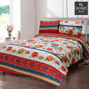 3 PCS PRINTED KING SIZE BED SHEET 816