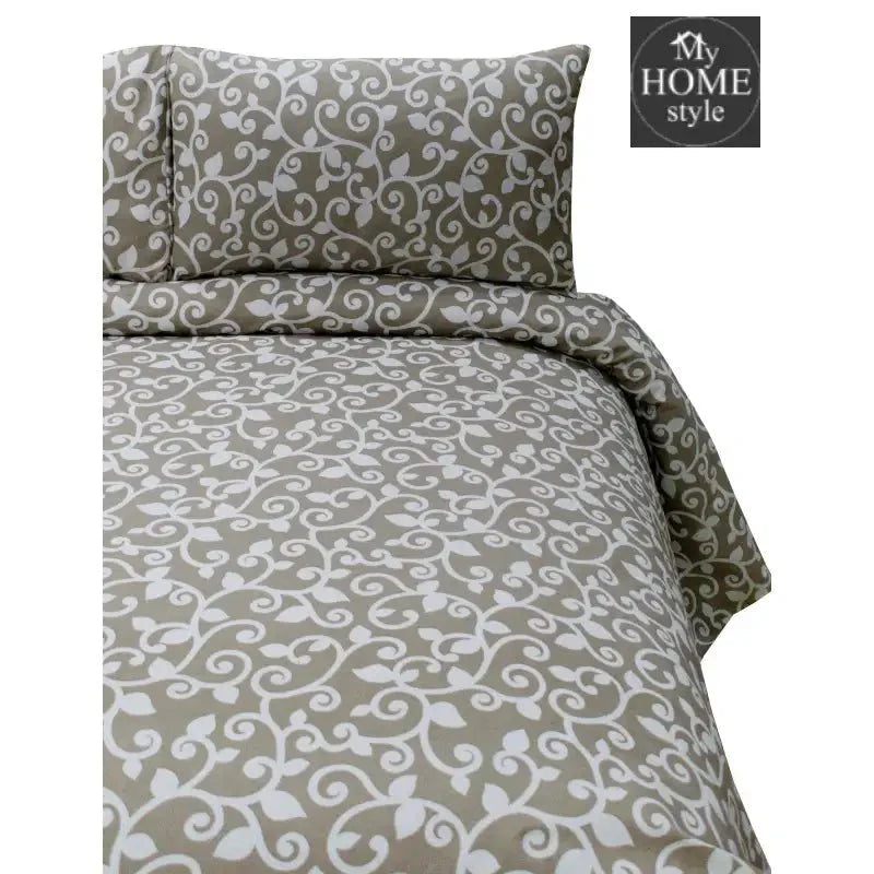 3 PCS PRINTED KING SIZE BED SHEET 821