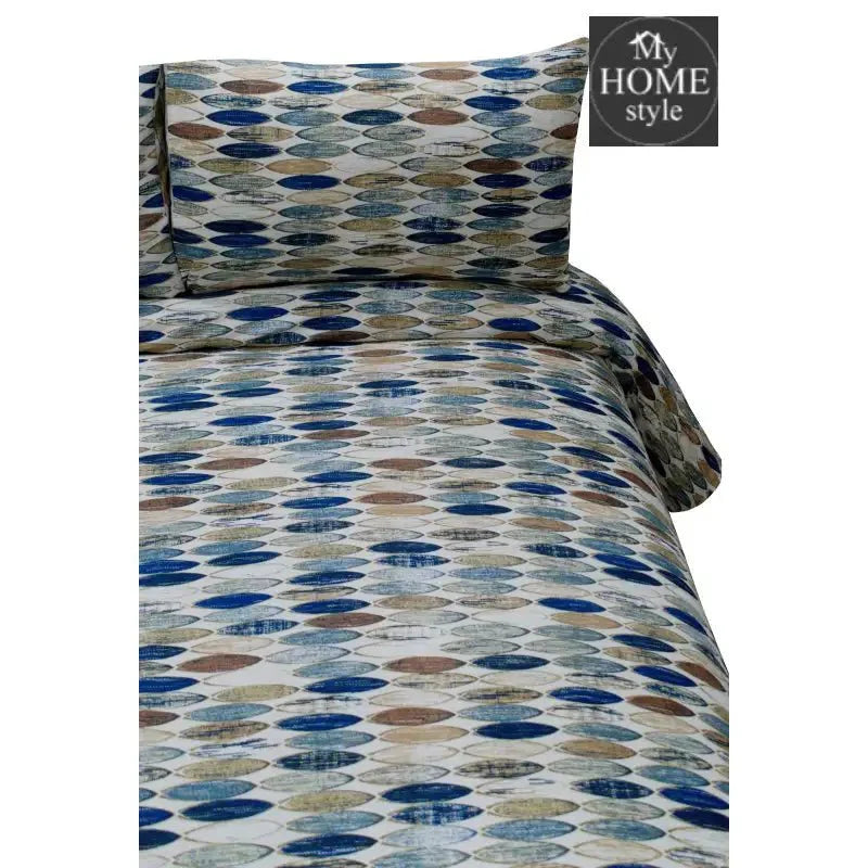 3 PCS PRINTED KING SIZE BED SHEET 830