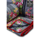 3 Pcs Quilted Floral Bedspread set MHS-n01