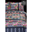 3 Pcs Quilted Floral Bedspread set MHS-n01