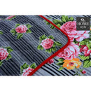 3 Pcs Quilted Floral Bedspread set MHS-n01