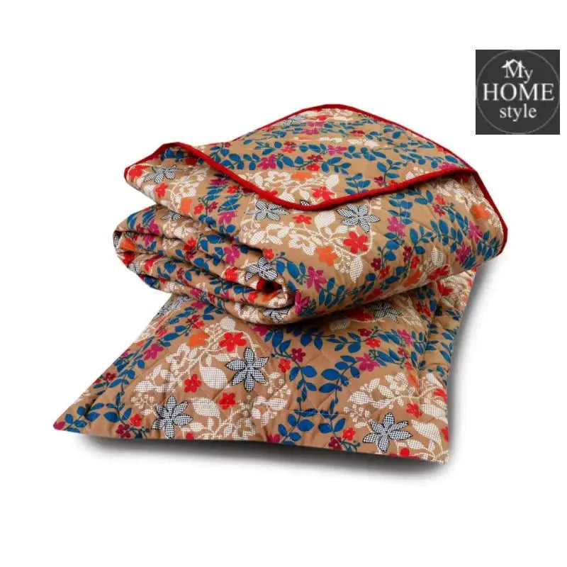 3 Pcs Quilted Floral Bedspread set MHS-n06