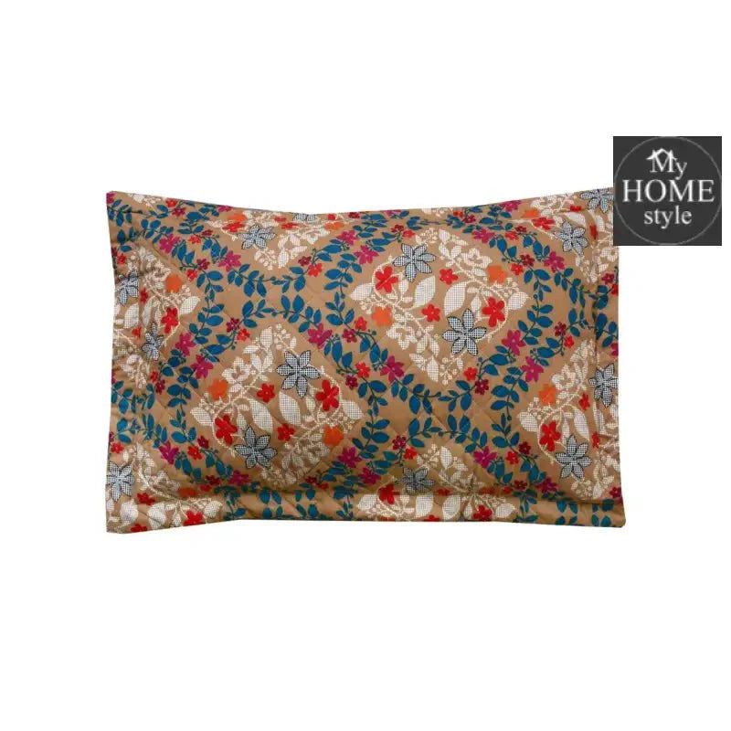 3 Pcs Quilted Floral Bedspread set MHS-n06