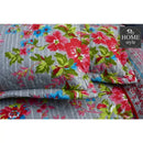 3 Pcs Quilted Floral Bedspread set MHS-n07