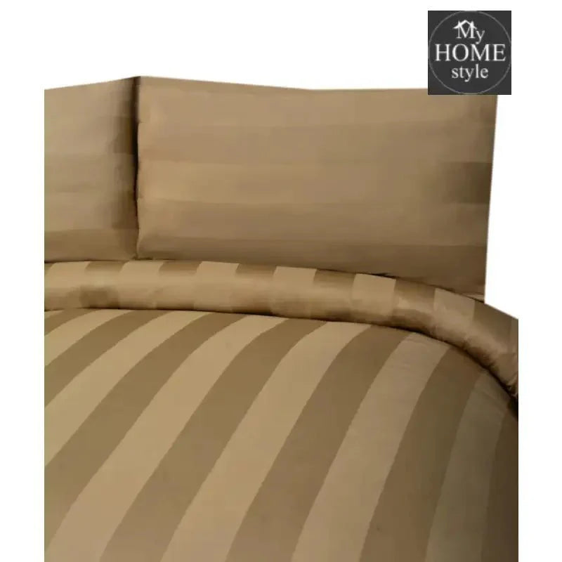 3 Pcs Satin Strip Bed Sheet MHS-582