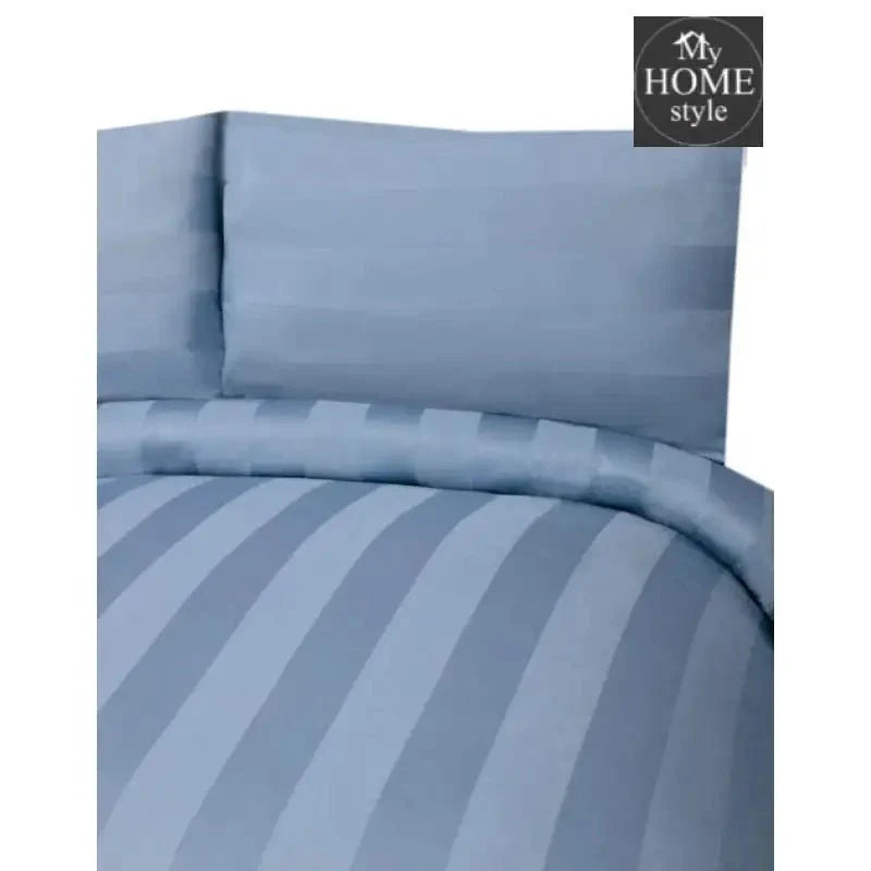 3 Pcs Satin Strip Bed Sheet MHS-583