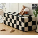 3 Seater Chess Designed Stool -1054