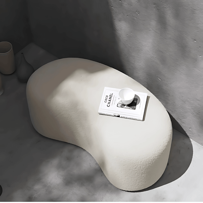 3 Seater Curve Wooden stool - 1529