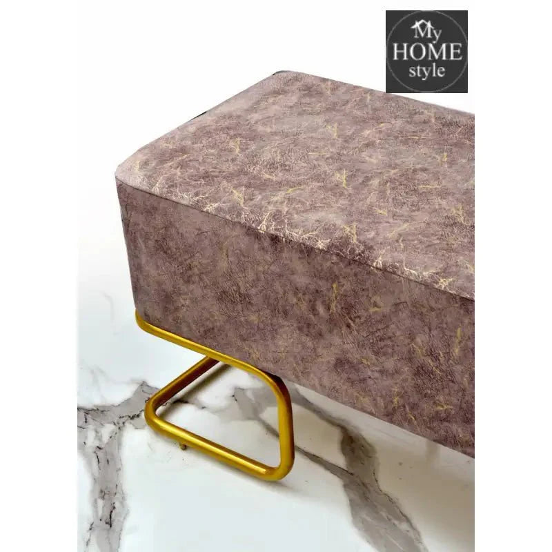 3 Seater Luxury Sprinkle Shade Wooden Stool With Steel Stand -1280