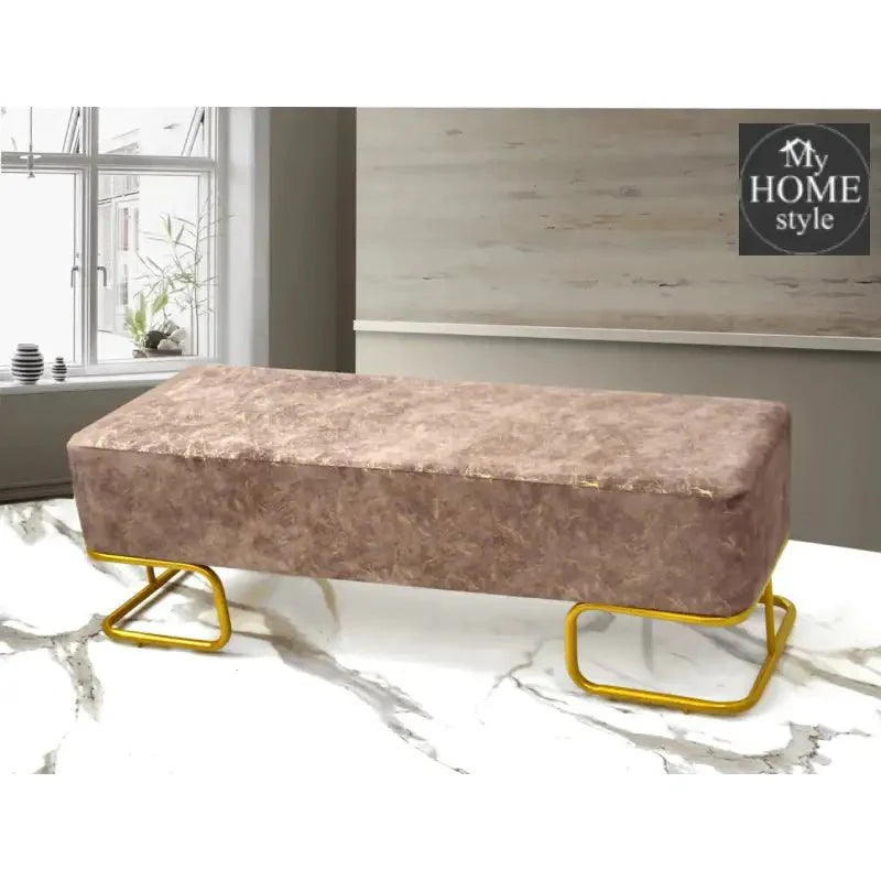 3 Seater Luxury Sprinkle Shade Wooden Stool With Steel Stand -1280