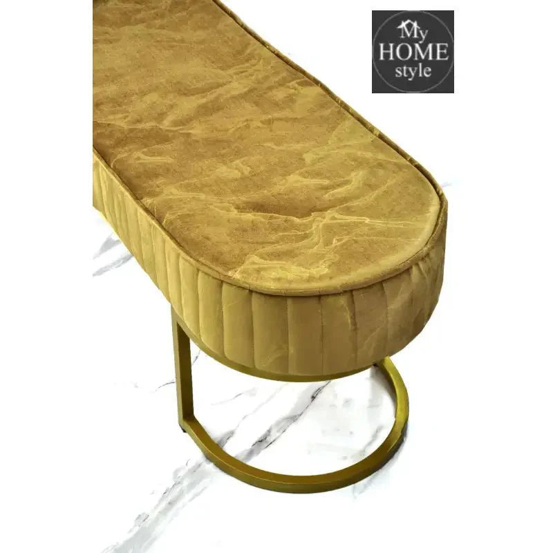 3 Seater Luxury Sprinkle Shade Wooden Stool With Steel Stand -1281