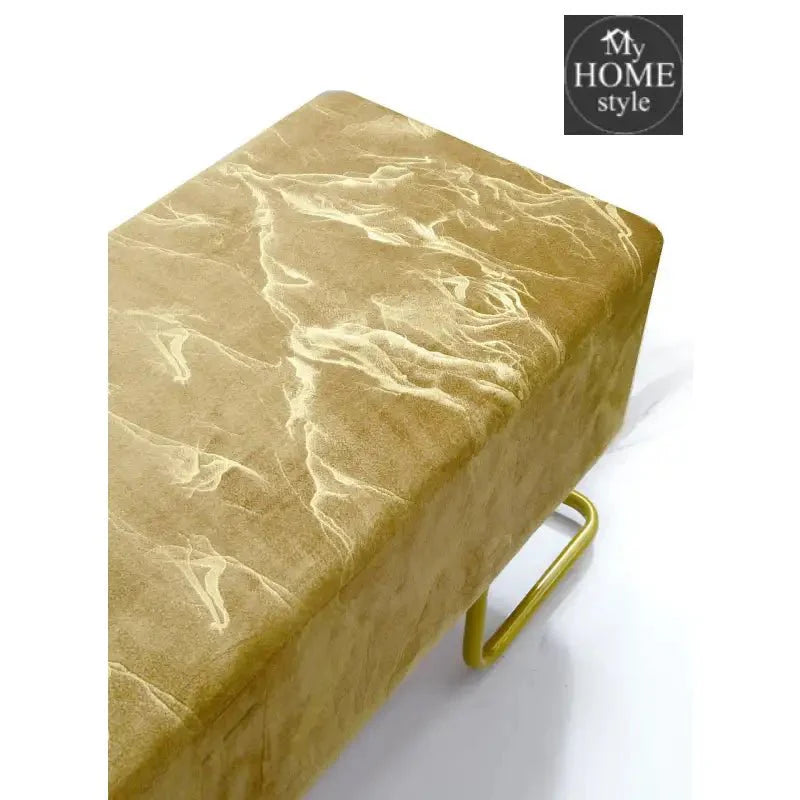 3 Seater Luxury Sprinkle Shade Wooden Stool With Steel Stand -1286