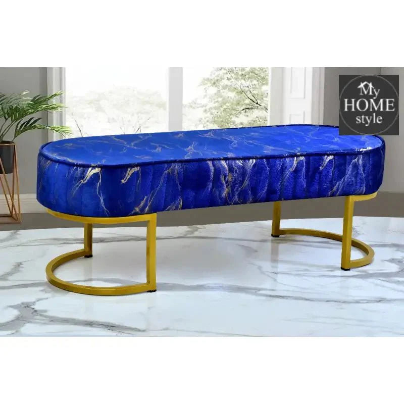 3 Seater Luxury Sprinkle Shade Wooden Stool With Steel Stand -1302