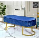 3 Seater Luxury Sprinkle Shade Wooden Stool With Steel Stand -1303