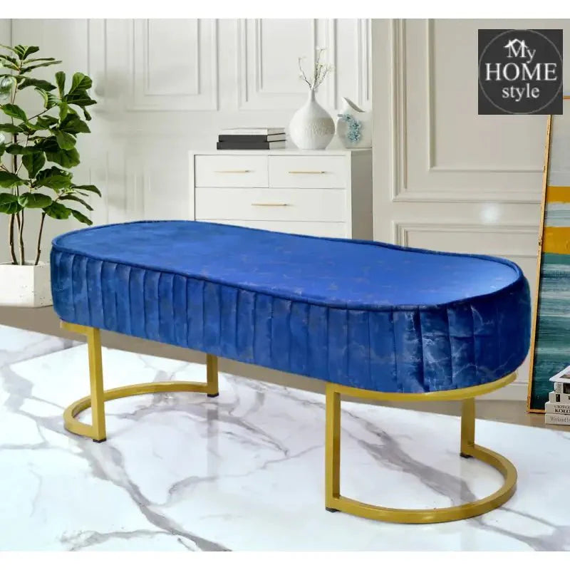 3 Seater Luxury Sprinkle Shade Wooden Stool With Steel Stand -1303