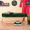 3 seater Luxury Stool With Shoe Rack - 1000