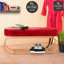 3 seater Luxury Stool With Shoe Rack - 1000