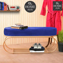 3 seater Luxury Stool With Shoe Rack - 1000
