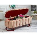 3 Seater Luxury Two Shaded Ottoman Storage Box -1189
