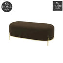 3 Seater Luxury Velvet Stool With Steel Stand -1056