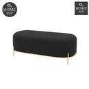 3 Seater Luxury Velvet Stool With Steel Stand -1056