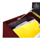 3 Seater Ottoman Storage Box With Embroidery-914