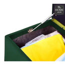 3 Seater Ottoman Storage Box With Embroidery-916