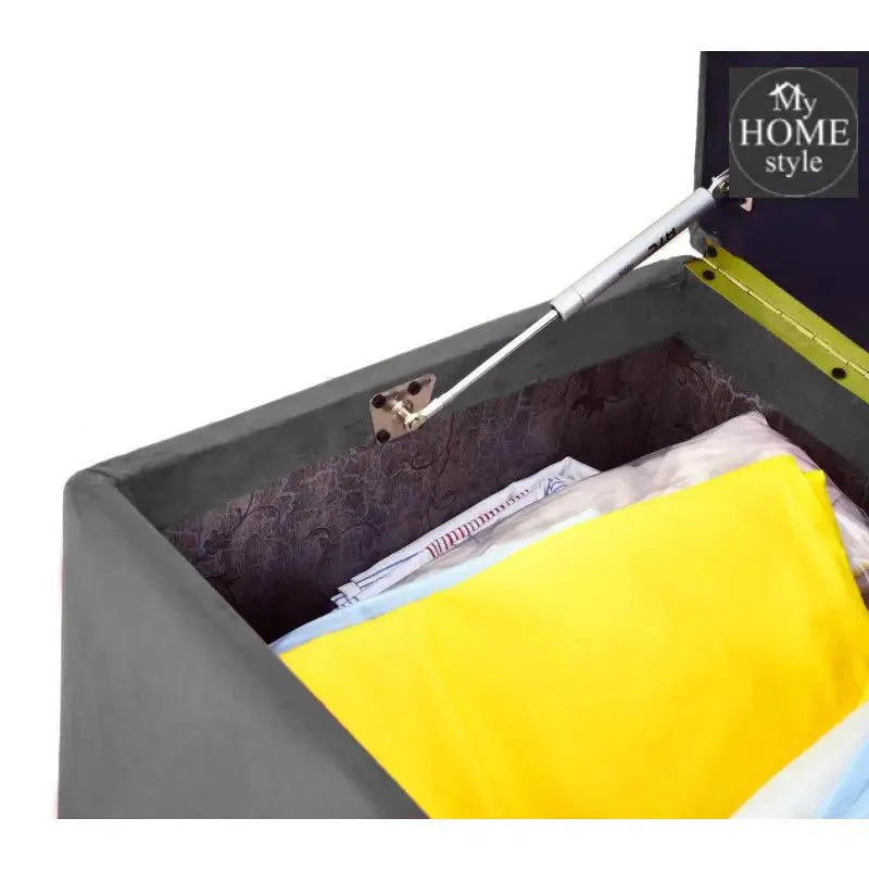 3 Seater Ottoman Storage Box With Embroidery-921