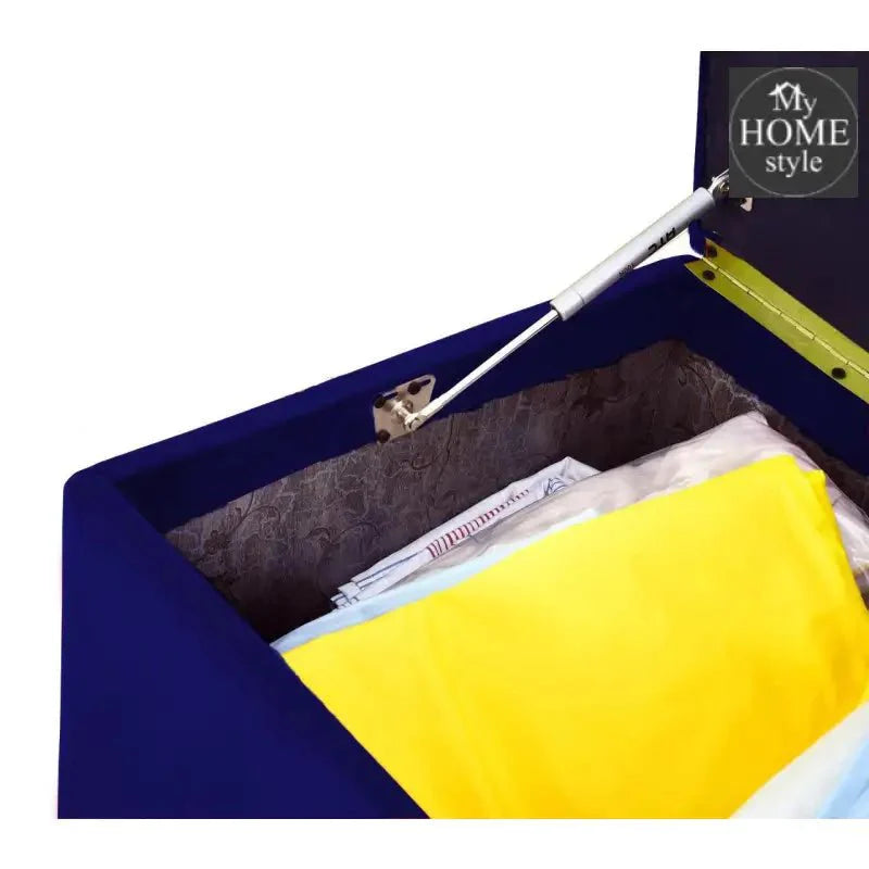 3 Seater Ottoman Storage Box With Embroidery-922