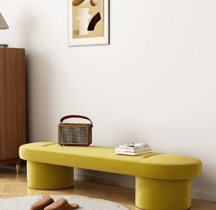 3 Seater Revive Velvet Luxury Stool- 1521