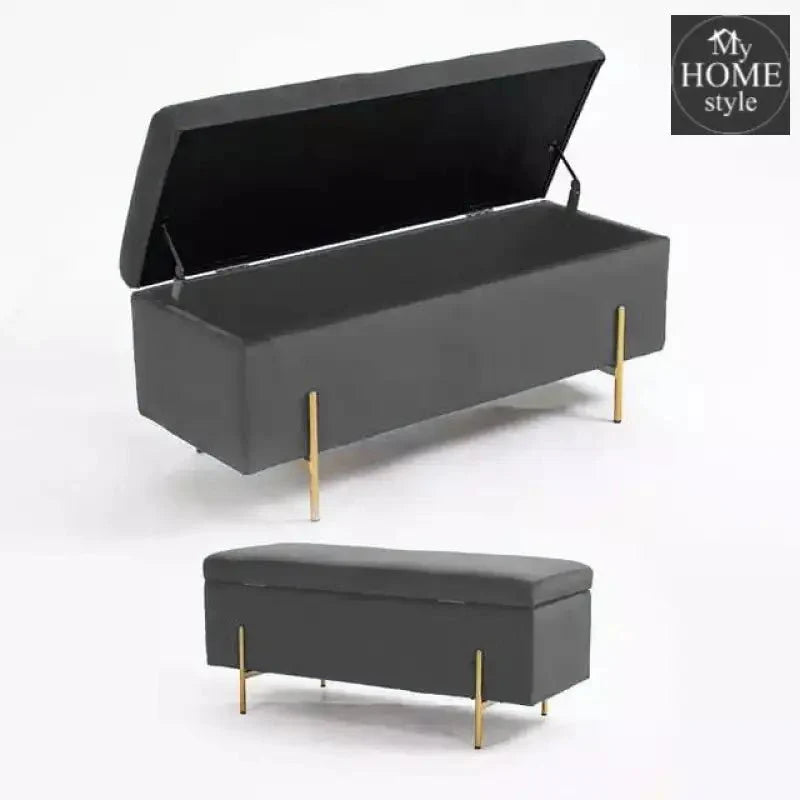 3 Seater Storage Box With Steel Stand- 966