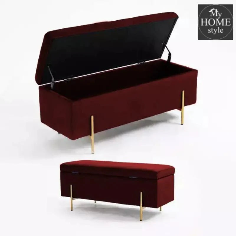 3 Seater Storage Box With Steel Stand- 967