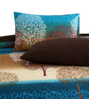 6 Pcs Elegant Bedsheet Set for Summer under AC Use -1250