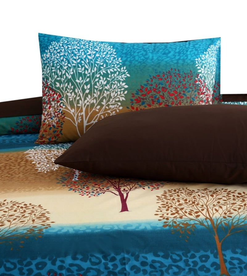 6 Pcs Elegant Bedsheet Set for Summer under AC Use -1250