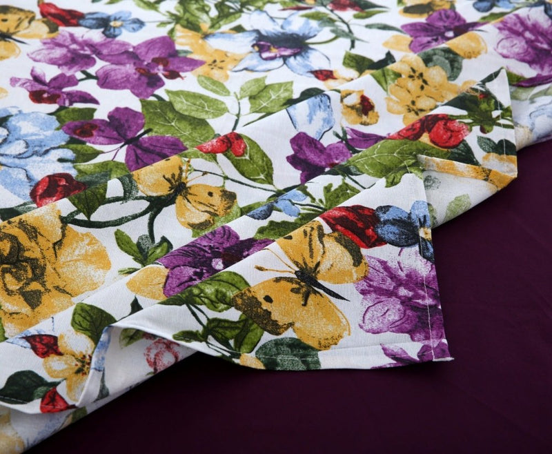 6 Pcs Elegant Bedsheet Set for Summer under AC Use -1252