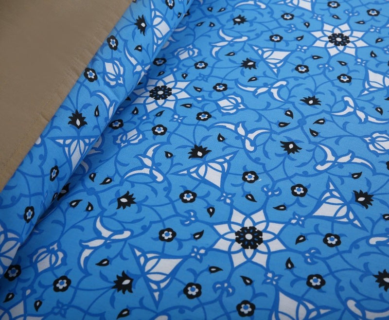 6 Pcs Elegant Bedsheet Set for Summer under AC Use -1254