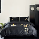 4 PCS LUXURY EMBROIDERED DUVET SET - 1266