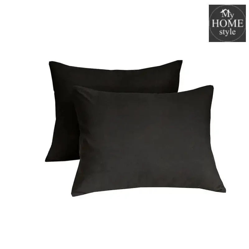 4 Pcs Sateen Duvet Set Black