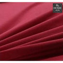 4 Pcs Sateen Duvet Set Maroon