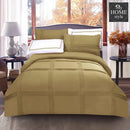 5 Pcs Baratta Pleated Duvet Set Beige