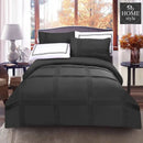 5 Pcs Baratta Pleated Duvet Set Grey