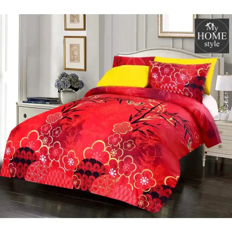 5 Pcs Printed Bed Sheet MHS-625
