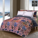 5 Pcs Quilted Printed Bedspread set MHS-10