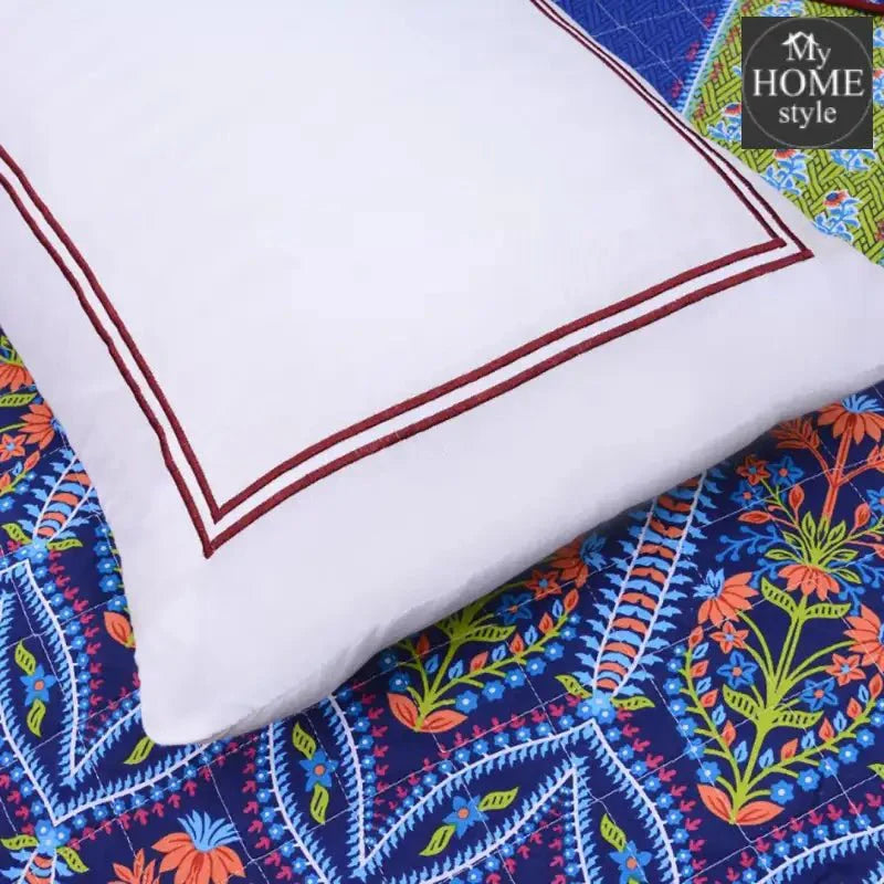 5 Pcs Quilted Printed Bedspread set MHS-11